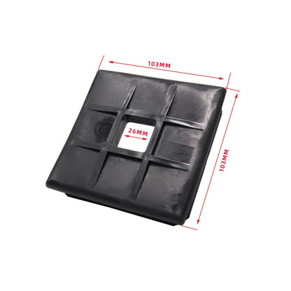 RV 4 inch Square Bumper Cover Caps, Bumper Cover Caps