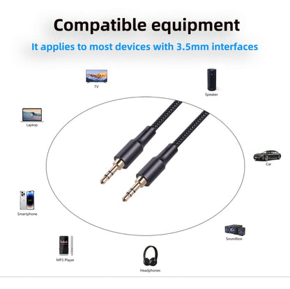 2130 3.5mm Male to 3.5mm Male Audio Cable, Length: 1m, 3.5mm M to M(Black), 3.5mm M to M(Red)