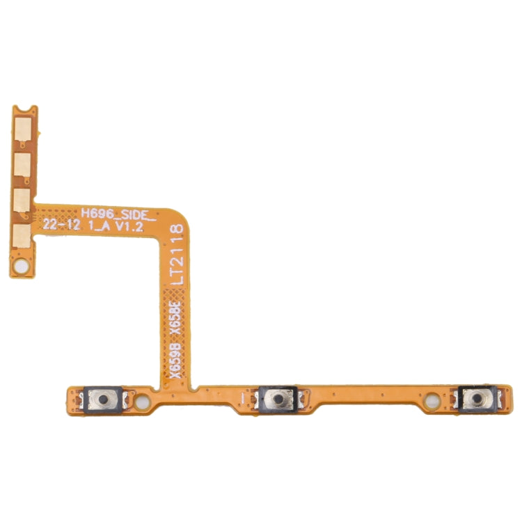 For Infinix Hot 10 Play/Smart 5 India OEM Power Button & Volume Button Flex Cable, For Tecno Spark 8C / Spark Go 2022, For Tecno Pova Neo LE6, For Tecno Camon 18i CG6, For Infinix Hot 11 Play, For Infinix Note 10 X693, For Itel P33 Plus