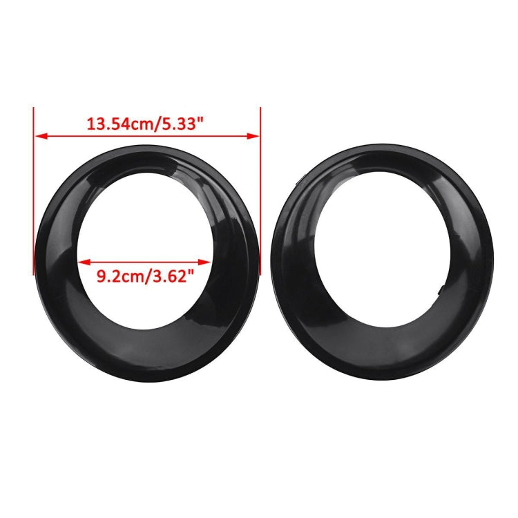 1 Pair For BMW X3 E83 LCI 2007-2010 Car Bumper Fog Lamp Decorative Cover, For BMW X3 E83 LCI 2007-2010