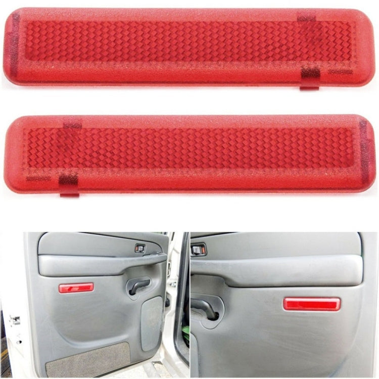 1 Pair For Chevrolet Silverado 2003-2007 Car Door Interior Panel Reflector 15183155 15183156, For Chevrolet Silverado 2003-2007