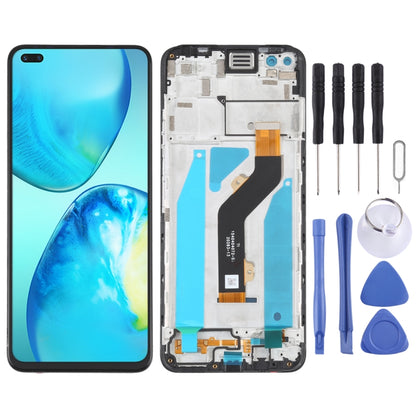 OEM LCD Screen For infinix Hot 10 Play/Smart 5 India Digitizer Full Assembly with Frame, For infinix Note 8 X692, For infinix Hot 9 Play X680, For infinix Hot 10 X682B X682C, For infinix Hot 10T X689C, For Tecno Spark 7T, For Tecno Spark 7P...