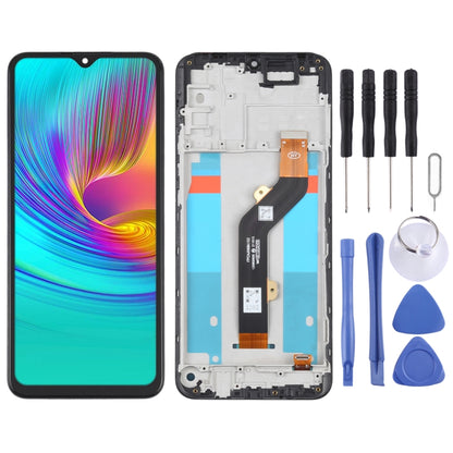 OEM LCD Screen For infinix Hot 10 Play/Smart 5 India Digitizer Full Assembly with Frame, For infinix Note 8 X692, For infinix Hot 9 Play X680, For infinix Hot 10 X682B X682C, For infinix Hot 10T X689C, For Tecno Spark 7T, For Tecno Spark 7P...