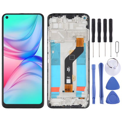 OEM LCD Screen For infinix Hot 10 Play/Smart 5 India Digitizer Full Assembly with Frame, For infinix Note 8 X692, For infinix Hot 9 Play X680, For infinix Hot 10 X682B X682C, For infinix Hot 10T X689C, For Tecno Spark 7T, For Tecno Spark 7P...