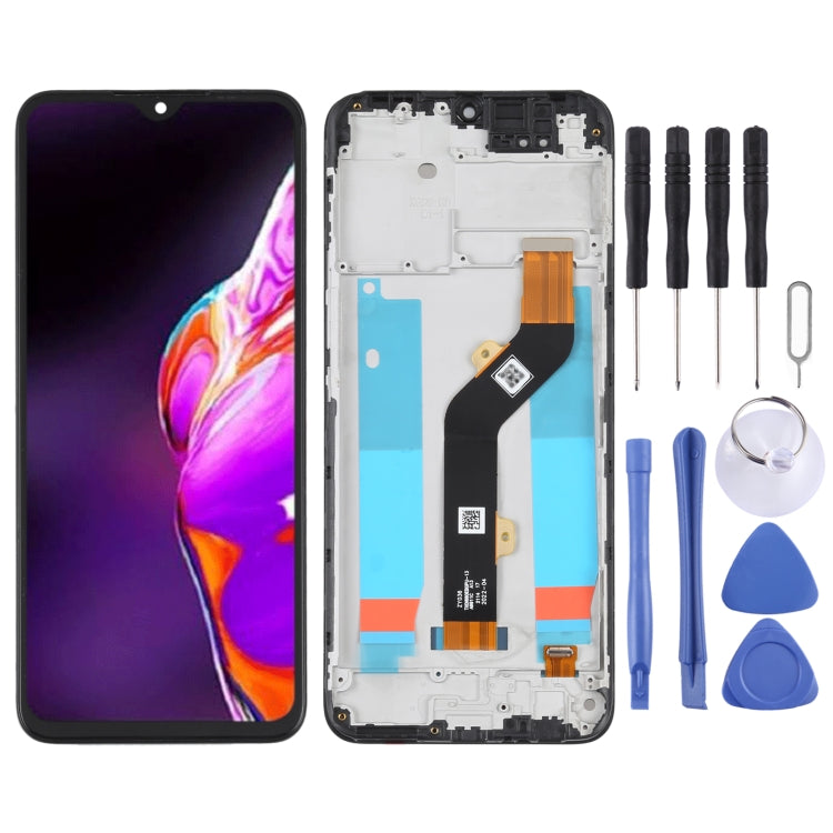 OEM LCD Screen For infinix Hot 10 Play/Smart 5 India Digitizer Full Assembly with Frame, For infinix Note 8 X692, For infinix Hot 9 Play X680, For infinix Hot 10 X682B X682C, For infinix Hot 10T X689C, For Tecno Spark 7T, For Tecno Spark 7P...