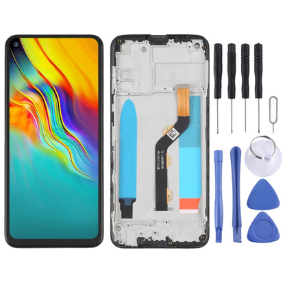 OEM LCD Screen For infinix Hot 10 Play/Smart 5 India Digitizer Full Assembly with Frame, For infinix Note 8 X692, For infinix Hot 9 Play X680, For infinix Hot 10 X682B X682C, For infinix Hot 10T X689C, For Tecno Spark 7T, For Tecno Spark 7P...