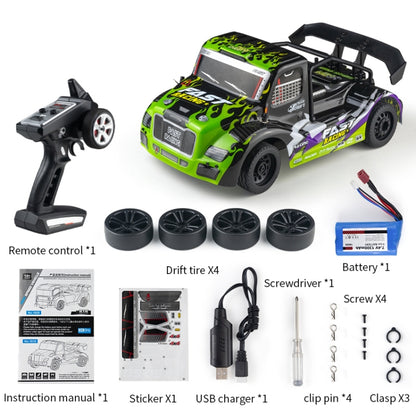 JJR/C Q131 Full Scale 4WD Flat Running Drift Remote Control Car, Q131 / Green