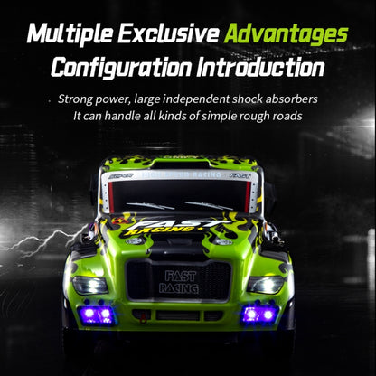 JJR/C Q131 Full Scale 4WD Flat Running Drift Remote Control Car, Q131 / Green