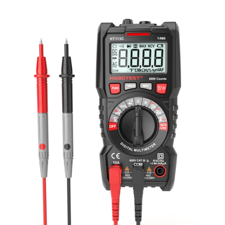 HABOTEST HT113C Automatic Range High-precision Digital Multimeter, HT113C