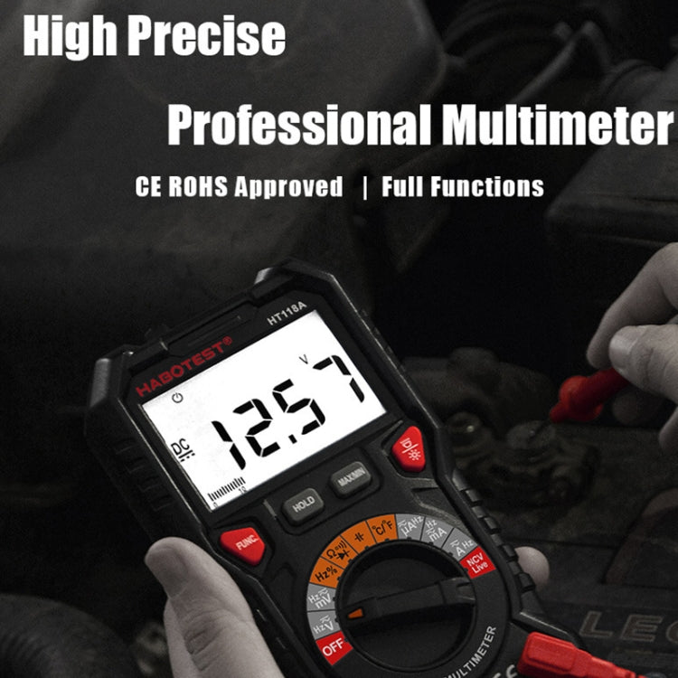 HABOTEST HT118C Handheld High-precision Manual Digital Multimeter, HT118C
