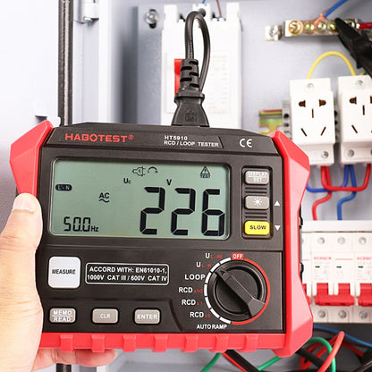HABOTEST HT5910 Leakage Switch & Loop Resistance Tester, HT5910