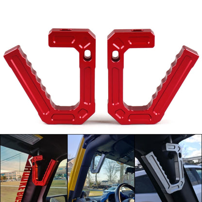 For Jeep Wrangler JK 2007-2018 Car Modification Aluminum Interior Handle, For Jeep Wrangler JK 2007-2018 (Red), For Jeep Wrangler JK 2007-2018 (Blue), For Jeep Wrangler JK 2007-2018 (Silver), For Jeep Wrangler JK 2007-2018 (Black)