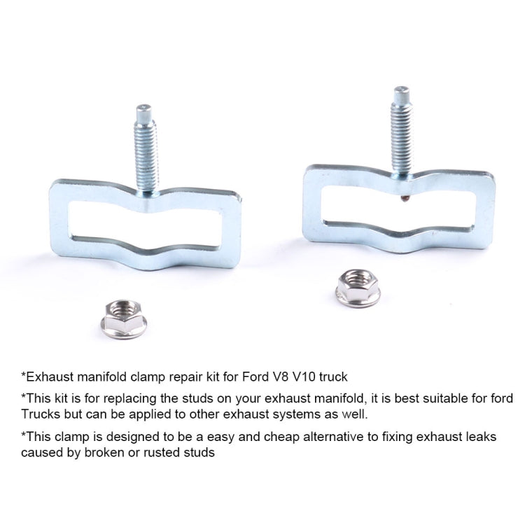 For Ford V8 V10 Car Modified Exhaust Manifold Clips, For Ford V8