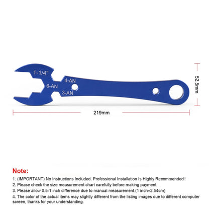 AN3 AN4 AN6 1-1/4 inch Car Modification Oil Cooling Joint Wrench, BX102418