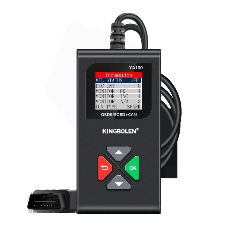 KINGBOLEN YA100 OBD2 Car Engine Fault Diagnosis Tool, YA100