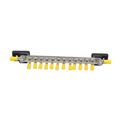 CP-3051 150A 12-48V RV Yacht 12-way Busbar with 14pcs Terminals, CP-3051