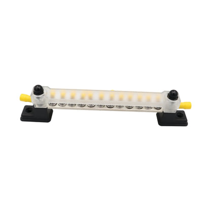 CP-3051 150A 12-48V RV Yacht 12-way Busbar with 14pcs Terminals, CP-3051