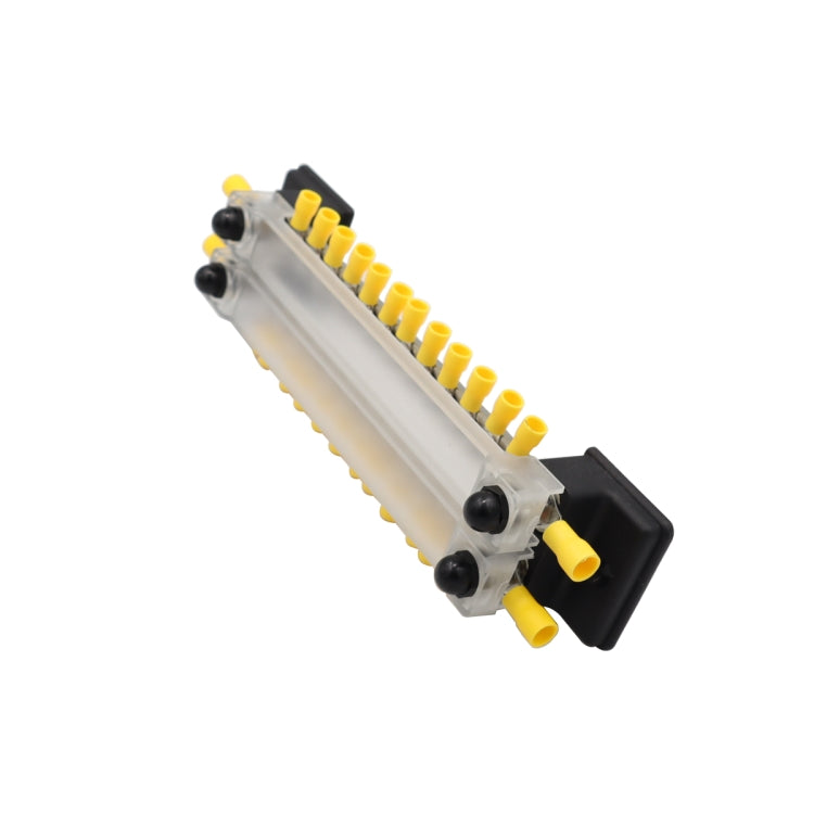 CP-3053 150A 12-48V RV Yacht Double-row 12-way Busbar with 28pcs Terminals, CP-3053