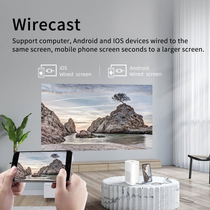 T1 480x360 800 Lumens Portable Mini LED Projector, specifications: AU Plug, AU Plug