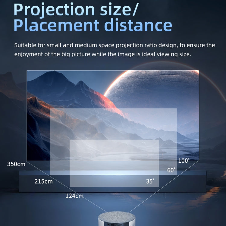 T2 800x480 1000 Lumens LED HD Mini Projector, Specification:AU Plug, AU Plug