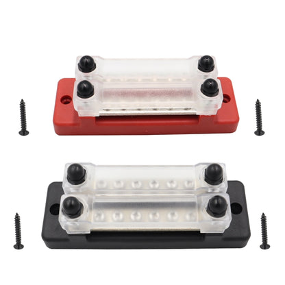 CP-3110 1 Pair 150A 12-48V RV Yacht Double-row 6-way Busbar, CP-3110
