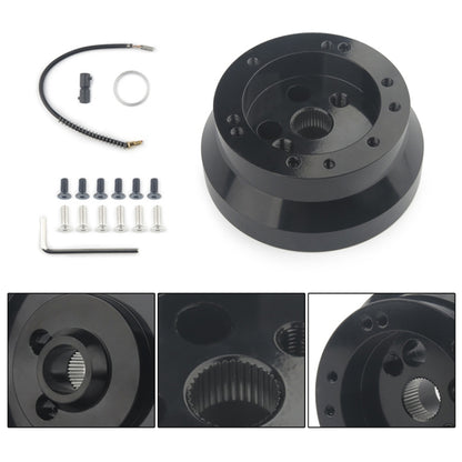 5 & 6 Hole Steering Wheel Polished Hub Adapter, Type A, Type B
