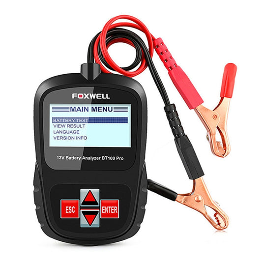 FOXWELL BT100Pro 12V Car Battery Detector Fault Diagnosis Tool, BT100Pro