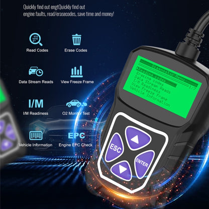 Obdprog MT100 OBD2 Scanner Car Engine Tester Car Diagnostic Tool, MT100
