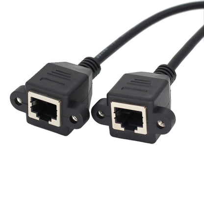 RJ45 Female to Female LAN Extension Cable with Screw Lock, 30cm, 60cm, 1m, 2m