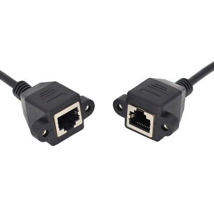 RJ45 Female to Female LAN Extension Cable with Screw Lock, 30cm, 60cm, 1m, 2m