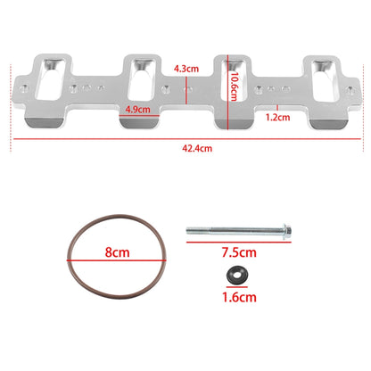 LS Rectangular Port Intake Manifold Adapter 551316 LSA LSX LS3 Manifold, EM-1021-S