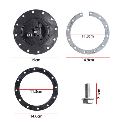 Car Modification Universal Fuel Cell Gas Tank Filler Cap with Nut, OCC-1065-PJ