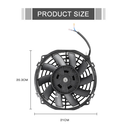 12V 80W Car Powerful Transmission Oil Cooling Fan with Mounting Accessorie, 7 inch, 9 inch, 10 inch, 12 inch, 16 inch