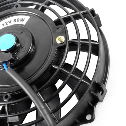 12V 80W Car Powerful Transmission Oil Cooling Fan with Mounting Accessorie, 7 inch, 9 inch, 10 inch, 12 inch, 16 inch