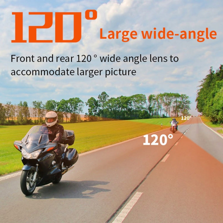 SE65 Dual 1080P Waterproof HD Motorcycle DVR, Support WiFi / GPS / Cycling Video, SE65