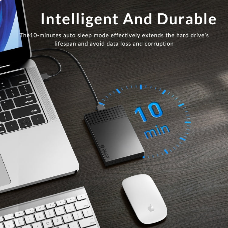 ORICO ORICO-2526U3-V1 2.5 inch USB 3.0 Micro-B Hard Drive Enclosure External Storage Case, Micro-B