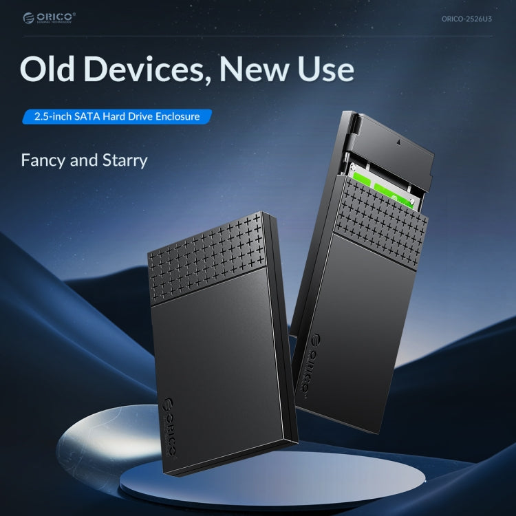 ORICO ORICO-2526U3-V1 2.5 inch USB 3.0 Micro-B Hard Drive Enclosure External Storage Case, Micro-B
