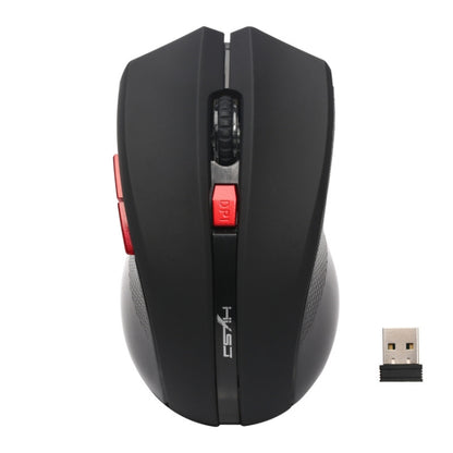 HXSJ X50 2.4G 6 Keys 1600DPI Three-speed Adjustable Wireless Mouse, X50 Black, X50 Red