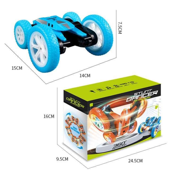JJR/C Q136 Stunt Street Dance Four-wheel RC Flower Car with Music, JJR/C Q136(Orange)
