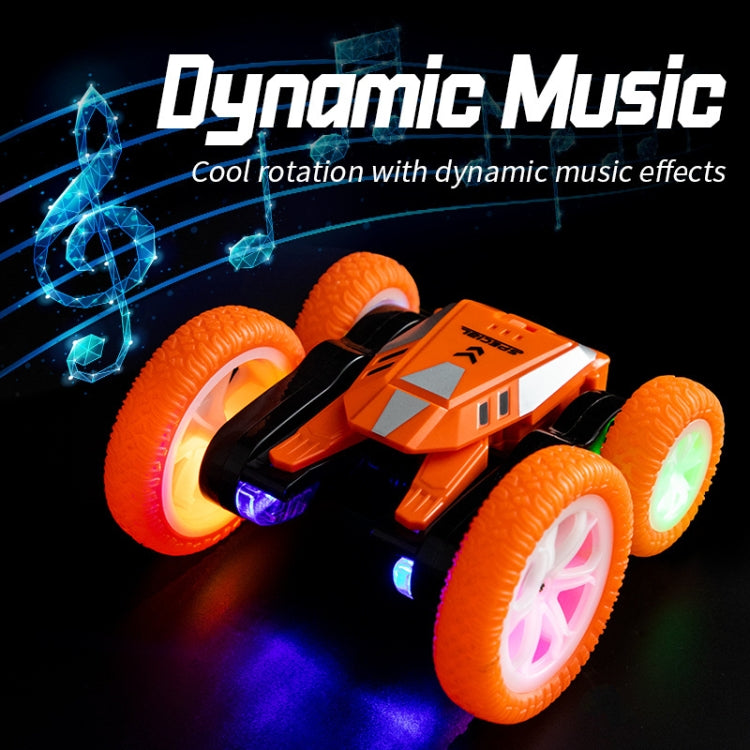 JJR/C Q136 Stunt Street Dance Four-wheel RC Flower Car with Music, JJR/C Q136(Orange)