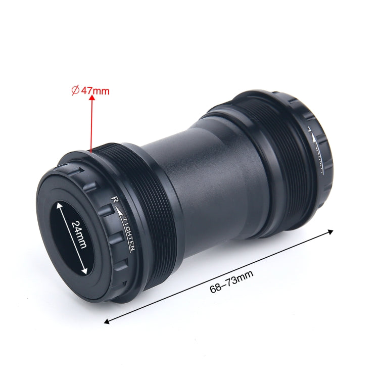 T47A24 Bottom Bracket Fits 68mm/73mm Width of Bicycle Frame, T47A24