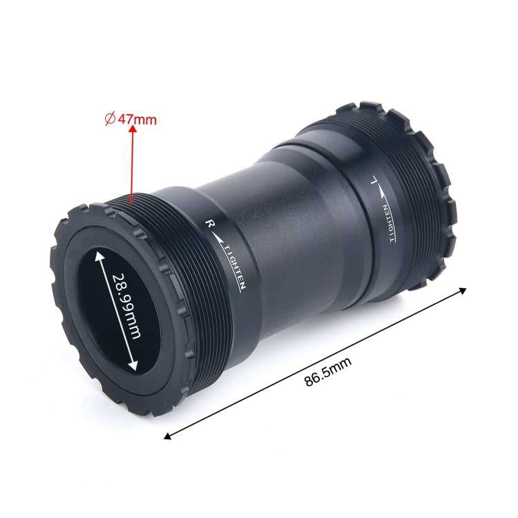 T47BDUB Bottom Bracket Fits 86.5mm Width of Bicycle Frame, T47BDUB