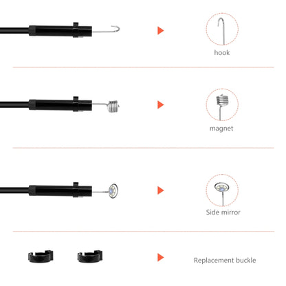 P130 4.3 inch Triple Camera with Screen Endoscope, 2m, 5m, 10m