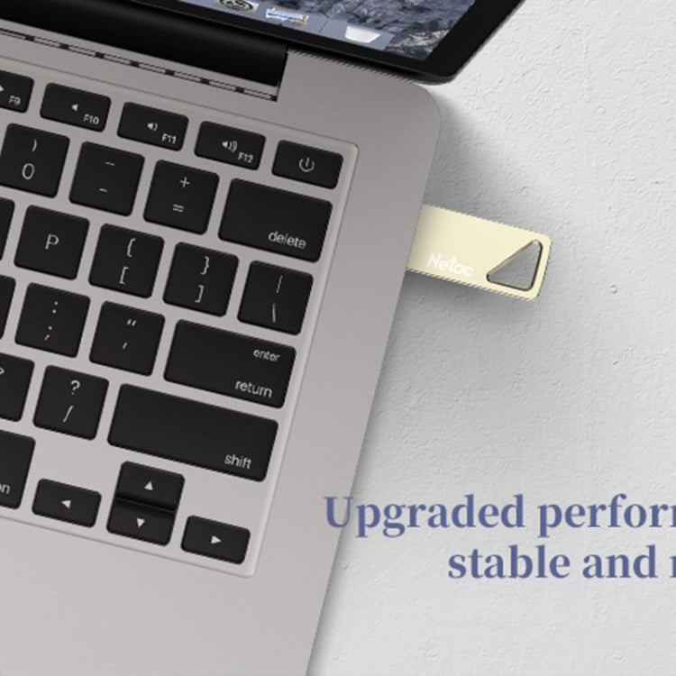 Netac U326 64GB USB 2.0 Compact and Portable Zinc Alloy U Disk, U326 64GB