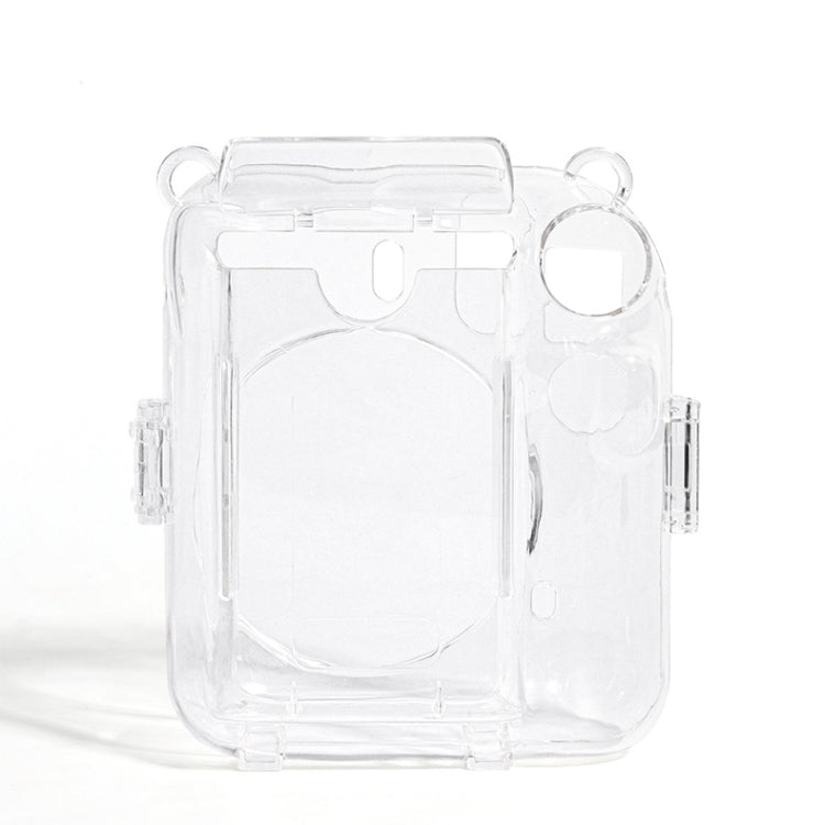 Crystal Hard Acrylic Camera Case with Shoulder Strap, For FUJIFILM instax mini 12(DIY Pink Graffiti), For FUJIFILM instax mini 12(DIY Blue Cat), For FUJIFILM instax mini 12(DIY Purple Daisies), For FUJIFILM instax mini 12(DIY Green Flowers)...
