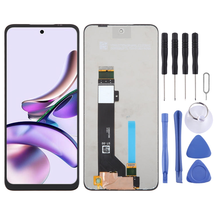 Original LCD Screen For with Digitizer Full Assembly, For Motorola Moto G53, For Motorola Moto G Stylus 2022, For Motorola Moto G13 / G23, For Motorola Moto G51 5G