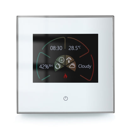 220V Smart Home Heating Thermostat Electric Heating WiFi Thermostat with External Sensor Wire, BHT-2002GBLM