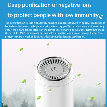 Y-20 Desktop Car Negative Ion Air Purifier, Y-20