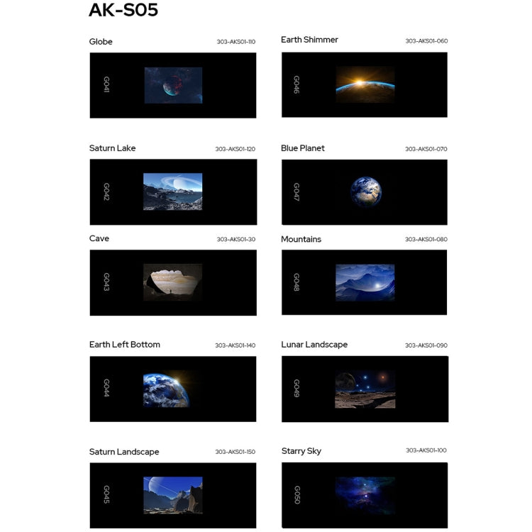 10 in 1 Transparencies Collection Slide Set for Godox AK-R21 Projection Kit, Godox AK-S01, Godox AK-S02, Godox AK-S03, Godox AK-S04, Godox AK-S05, Godox AK-S06