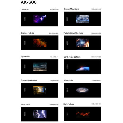10 in 1 Transparencies Collection Slide Set for Godox AK-R21 Projection Kit, Godox AK-S01, Godox AK-S02, Godox AK-S03, Godox AK-S04, Godox AK-S05, Godox AK-S06